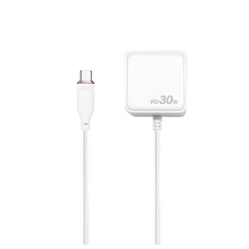 エアージェイ(air-j) AKJ-PD30STG WH PD30W対応 AC充電器 直付けストロングケーブルType-C 1.5m エアージェイ(air-j) AKJ-PD30STG WH PD30W対応 AC充電器 直付けストロングケーブルType-C 1.5m