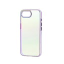 エレコム(ELECOM) PM-A25SHVCAPU(ラベンダー) iPhone 16e ケース ハイブリッド カバー 衝撃吸収 カメラレンズ保護設計 ストラップホール付 オーロラ(2)