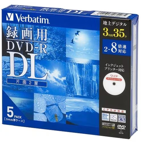 Verbatim(�С��٥�����) VHR21HDP5D1 Verbatim Ͽ����DVD-R DL������2�ء�
