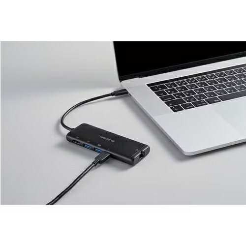 ���쥳��(ELECOM) DST-070BPBK �֥�å� �ɥå��󥰥��ơ������ USB-Ax2 USB-Cx1 USB PD�б�