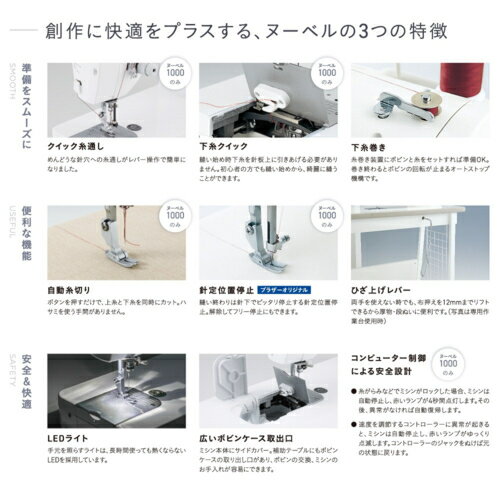 �֥饶��(brother) TAT7901 Nouvelle 1000 �̡��٥�1000 FOR PROFESSIONAL ľ���̤����� �����ѥߥ���