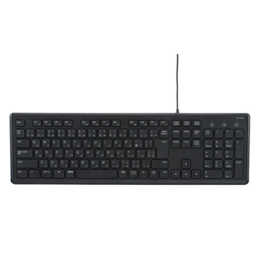 ナカバヤシ FKB-U250BK ブラック Digio2 有線静音フルキーボード FKBU250BK