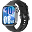 【長期保証付】HUAWEI(ファーウェイ) HUAWEI WATCH FIT 4 ブラック スマートウォッチ