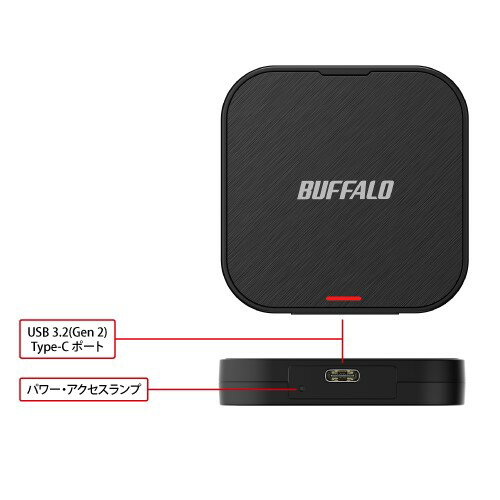 IOデータ U3-STD32GRK USBメモリ ブラック 32GB USB3.1 USB TypeA スライド式