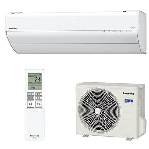 Panasonic - 【長期保証付】エアコン 12畳用 標準工事費込み 3.6kW パナソニック Eolia(エオリア) GXシリーズ CS-364DGX-W クリスタルホワイト 電源100V クーラー 冷房 暖房 [代引不可]