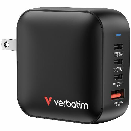 Verbatim(バーベイタム) MGAN100-4V1(ブラック) PD充電器 100W Verbatim(バーベイタム) MGAN100-4V1(ブラック) PD充電器 100W
