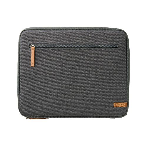 エレコム(ELECOM) TB-13ACMFBK ブラック タブレットバッグ 汎用 13インチ スタンド タッチペンホルダー付き 耐衝撃 帆布素材 収納ポケット付き