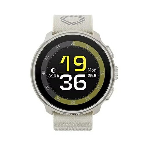 SUUNTO スント SS051110000 フロストグレー ウェアラブルウォッチ 46mmテキスタイルストラップ AMOLEDディスプレイ SS051110000