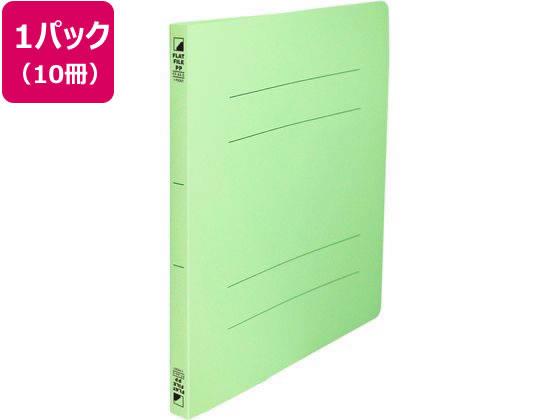 ↑↑↑正確な在庫状況は上記バナー「在庫状況を確認する」をクリックして頂き、必ずご確認ください。&nbsp;&nbsp;&nbsp;丈夫で水に強いPP製保持力が強い。樹脂製とじ具。一時保管に便利な内ポケット付き。●表紙色：グリーン●サイズ：A4タテ●外寸法：縦307×横230mm●厚さ：0．5mm●背幅：18mm●とじ厚：16mm●収容枚数：160枚●穴数：2穴●穴間隔：80mmピッチ●材質：表紙／ポリプロピレン表紙、とじ具／樹脂製（ポリプロピレン）●内ポケット付き●注文単位：1パック（10冊）●グリーン購入法適合●GPNエコ商品ねっと掲載※メーカーの都合により、パッケージ・仕様等は予告なく変更になる場合がございます。　