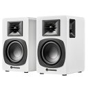 【長期保証付】オーディオテクニカ(audio-technica) AT-SP3X-WH(ホワイト) パワードブックシェルフスピーカー 有線とワイヤレス接続で楽しめるパワードスピーカー