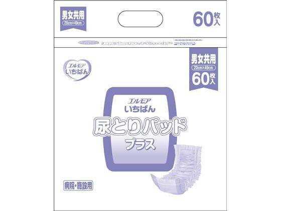カミ商事 エルモアいちばん 尿とりパッドプラス 60枚