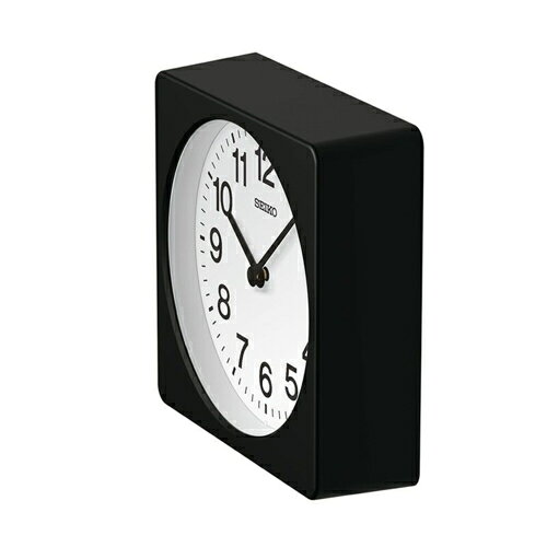 セイコー(SEIKO) KX624K ブラック クオーツ掛置兼用時計 アナログ 195x195x61mm シンプルで普遍的なデザイン [3]
