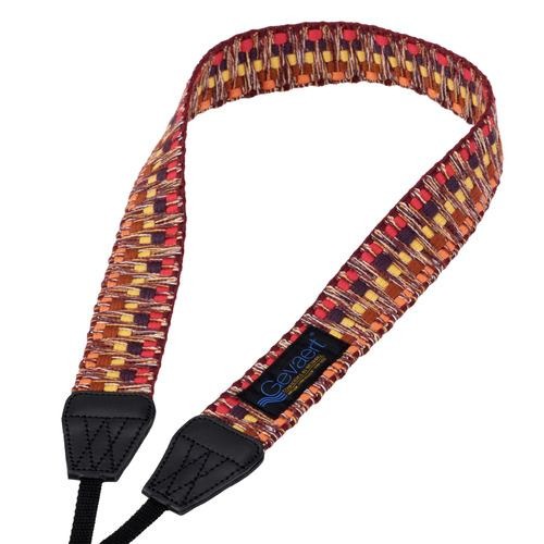 エツミ VGV-003-RD ビビッドシャギー レッド Gevaert ゲバルトカメラストラップ 全長：102〜128cm VGV003RD