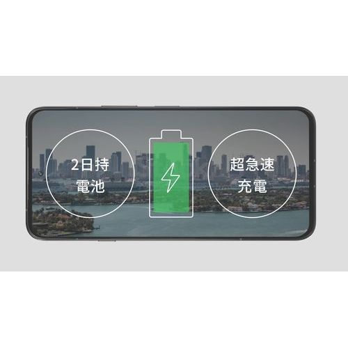 FCNT(エフシーエヌティー) arrows Alpha 6.4型 12GB/512GB ホワイト SIMフリースマートフォン PB8M0001JP USB Type-C 超急速充電 防水