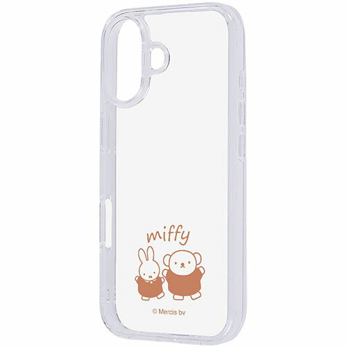 ray-out(レイ・アウト) iPhone17用 ミッフィー / 耐衝撃 ハイブリッドケース Charaful / ミッフィーとボリス RC-BP52UC4/MF2M