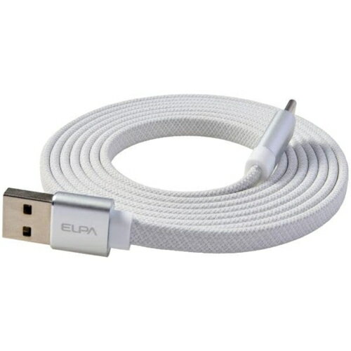 �����(ELPA) MCA-FAC1527WH �ۥ磻�� �ե�åȥޥ��ͥå�USB�����֥� �ޥ��ԥ� USB A to C 1.5m PD27W ���ޤʤ������֥�