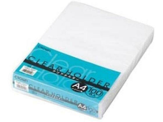 その他 クリアホルダー A4 透明 100枚入 CR-CE100