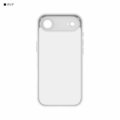 グルマンディーズ(gourmandis) IFT-187CL クリア IIIIfit プランプフレーム iPhone Air 対応 ケース