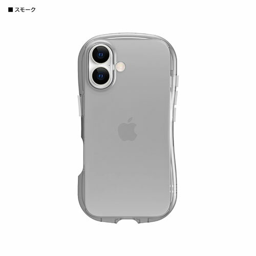 グルマンディーズ(gourmandis) GMD-33SK スモーク iPhone17 対応 クリスタルクリアケース