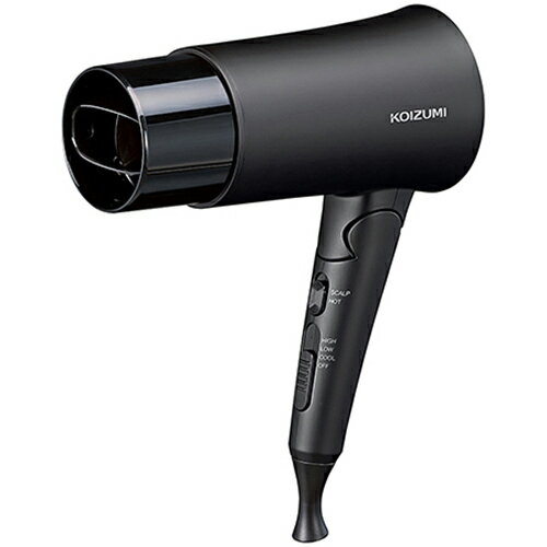 コイズミ(KOIZUMI) KHD-K330-K ブラック マイナスイオンヘアドライヤー