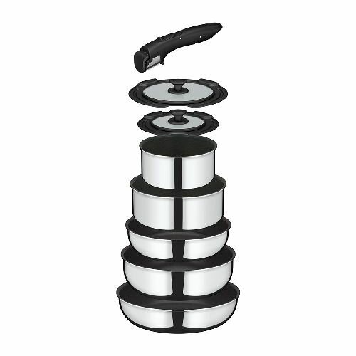 サーモス(THERMOS) KSF-8A-S ステンレス 取っ手のとれるフライパン8点セットFA