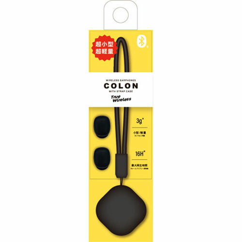 エアージェイ(air-j) ABT-AP9 BK ブラック BluetoothR ワイヤレスイヤホン -COLON-