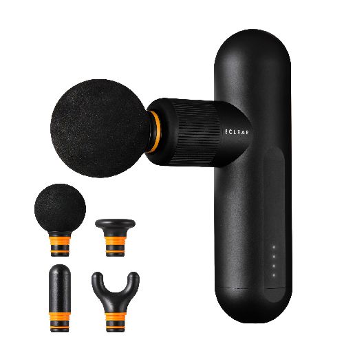 エレコム(ELECOM) HCR-GN03BK ブラック リフレッシュガン ヘビーモデル 4段階 セルフケア 静音 アルミ合金 ECLEAR