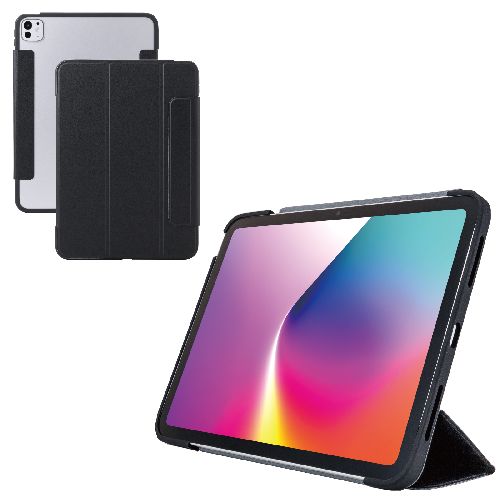 Usb Storage Media - エレコム(ELECOM) TB-A25PMWVFCBK ブラック iPad Pro ケース 11インチ M4 マグネット式フラップ 2アングル スタンド 軽量 薄型 耐衝撃 背面クリア