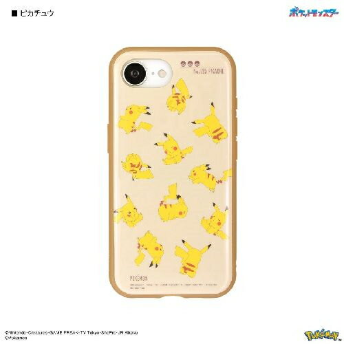 グルマンディーズ(gourmandis) POKE-976A ピカチュウ ポケットモンスター IIIIfit iPhone16e対応ケース