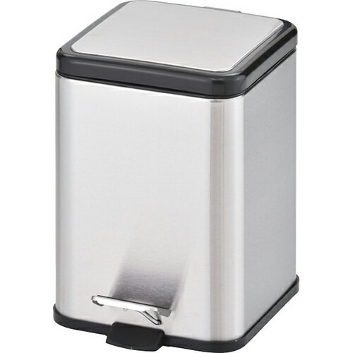 ↑↑↑正確な在庫状況は上記バナー「在庫状況を確認する」をクリックして頂き、必ずご確認ください。&nbsp;&nbsp;&nbsp;■容量＝約6lつや消しステンレスとスクエアなすっきりスタイルのペダルペール。蓋はゆっくりと閉まる清音仕様です。　