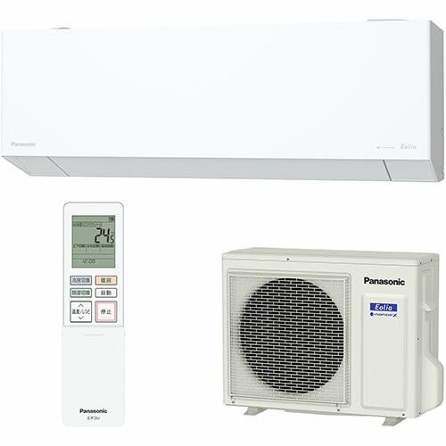 パナソニック(Panasonic) エアコン 12畳用 3.6kW パナソニック Eolia エオリア CS-EX366D-W クリスタルホワイト 電源100V[配送のみ/設置工事なし]