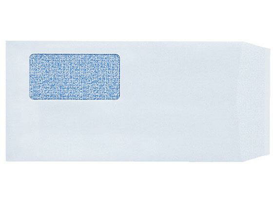 スマートバリュー 窓付き封筒 長3 白ケント 100枚 テープ付