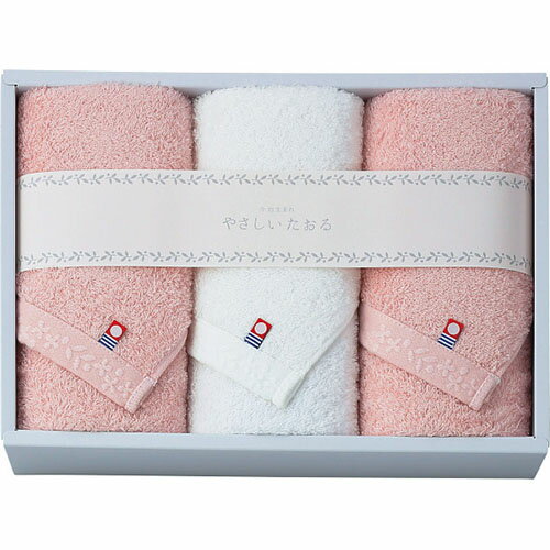 やさしいたおる フェイスタオル3枚セット ピンク タオル ギフト内祝い お返し 手土産 詰め合わせ セット ご挨拶 出産内祝い 結婚内祝い おしゃれ プレゼント ギフトセット 新築祝い タオルギフト タオルギフトセッ