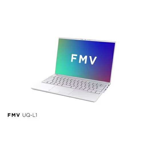 富士通(FUJITSU) FMV Note U FMVUQSL1WA 14.0型 Win11Home Snapdragon X メモリ16GB SSD512GB Officeオプション付 ノートパソコン シルバーホワイト UQ-L1