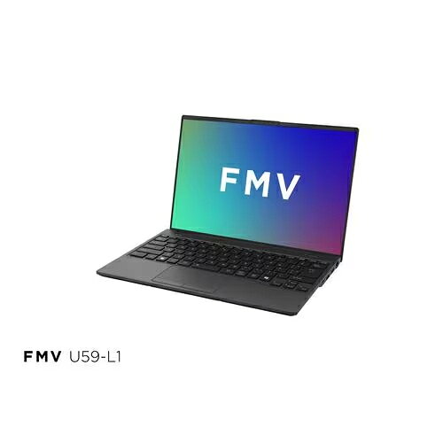 富士通 FUJITSU FMV Note U FMVU59L1BA 14.0型 Win11Home Core Ultra5 メモリ16GB SSD512GB Officeオプション付 ノートパソコン ピクトブラック U59-L1 FMVU59L1BA