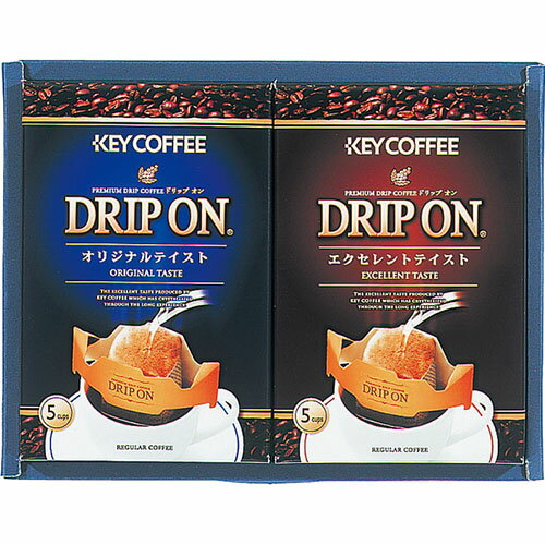 キーコーヒー ドリップオンコーヒーギフト(10袋...の商品画像