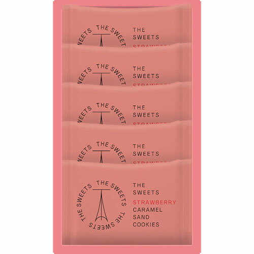 ザ・スウィーツ 苺キャラメルサンドクッキー(5個) お菓子 ギフト スイーツ 内祝い お返し 手土産 詰め合わせ セット 出産内祝い 結婚内祝い 焼き菓子 クッキー 洋菓子 [代引不可][包装/熨斗不可]