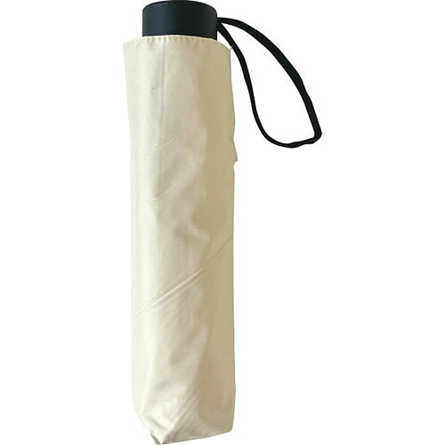 ECカレントの遮光軽量 晴雨兼用 耐風(55cm)折畳み傘 アイボリー[代引不可]｜アングル2
