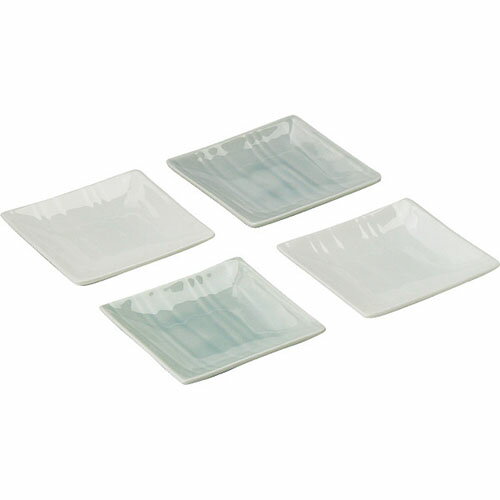 ↑↑↑正確な在庫状況は上記バナー「在庫状況を確認する」をクリックして頂き、必ずご確認ください。&nbsp;&nbsp;&nbsp;■正角皿×4〈SOSO〉楚々とは清らかで美しいようす。さっぱりしていて趣がある様子。　