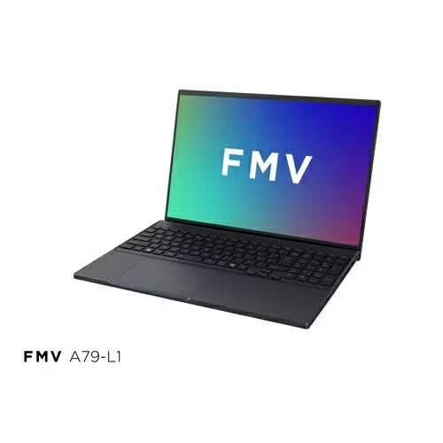 富士通(FUJITSU) FMV Note A FMVA79L1BA 16.0型 Win11Home Ryzen AI7 メモリ16GB SSD512GB Officeオプション付 ノートパソコン コールブラック A79-L1