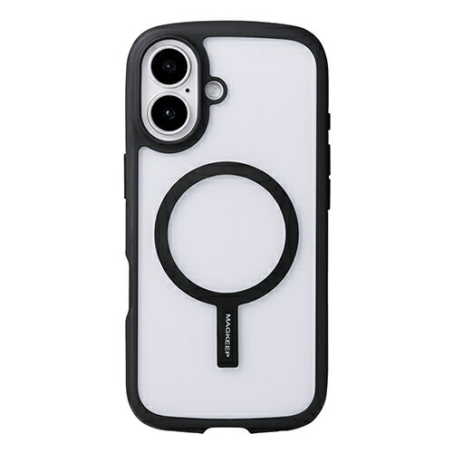 エレコム(ELECOM) AMS-MAGST3BK ブラック MagSafe メタルリング ステッカー ケースに貼るだけ iPhone対応 薄型0.5mm 位置合わせツール付