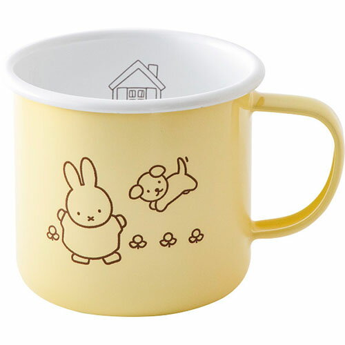 富士ホーロー ミッフィーパステルマグ(8cm) イエロー[代引不可]