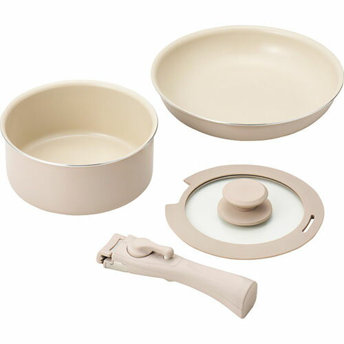 樂天商城 - マジクック セラミック加工 IH対応着脱ハンドルフライパン4点セット[代引不可]