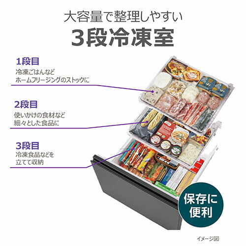 【標準設置料金込】【長期保証付】東芝(TOSHIBA) GR-A500GT-TH フロストグレージュ VEGETA GTシリーズ 5ドア冷蔵庫 右開き 501L 幅600mm