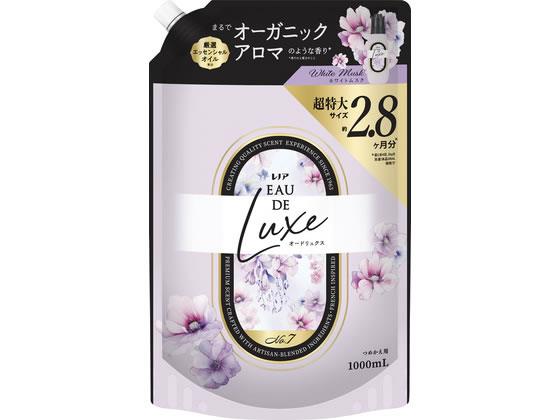 ↑↑↑正確な在庫状況は上記バナー「在庫状況を確認する」をクリックして頂き、必ずご確認ください。&nbsp;&nbsp;&nbsp;まるでオーガニックアロマのような香り●厳選エッセンシャルオイル配合。●ホワイトムスク：まるでリラックス気分なほのかに甘い香り。●Top：　ジャスミン・ヴァイオレット。●Middle：ミュゲ・スイートピー。●Base：パウダー・ムスク。●天然由来の柔軟成分配合。●赤ちゃんの服もOK。●静電気を抑制。●香り長続き。●消臭・部屋干しもOK。●内容量：1000mL●ベトナム製※メーカーの都合により、パッケージ・仕様等は予告なく変更になる場合がございます。　