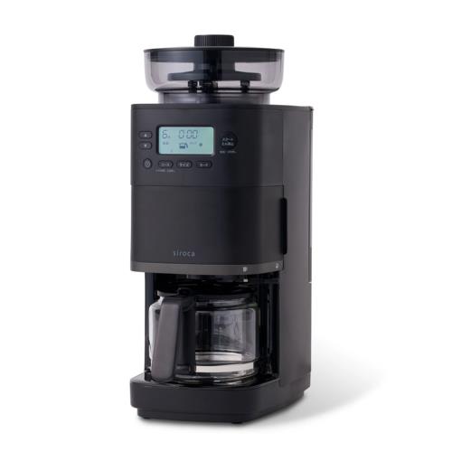 【長期保証付】シロカ siroca コーン式全自動コーヒーメーカー カフェばこ PRO CM-6C271-K 4589919846856