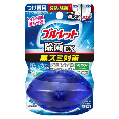 ↑↑↑正確な在庫状況は上記バナー「在庫状況を確認する」をクリックして頂き、必ずご確認ください。&nbsp;&nbsp;&nbsp;■汚れの付着を抑え、便器のきれいを保ちます。※使用環境・汚れの程度により、効果や持ち期間が異なることがある。※水の流れない部分の汚れは防げない。■除菌率99%です。※水ぎわの黒ズミ原因菌への効果。全ての菌を除菌するわけではない。メーカーの実験室内の検証結果による。■標準的な使用で約1ヶ月間(3〜4週間)使用できます。(気温・水温・水量などにより、多少変化します。)421891使用方法　●タンクに手洗いのないトイレ●タンクの水をおしり洗浄に使うトイレ●簡易水洗トイレ(くみ取り式)●(1)お願い…効果を発揮させるために、便器を掃除してからご使用ください。●(2)逆さまに持って突起部で止栓キャップを突き破り、ボトルと下容器に隙間がないように差し込む。※脚部で絶対ささない●(3)手洗い部に置き、液の通りをよくするためにボトルを2〜3回へこむ程度に強く押す。※セットが不十分な場合は液がこぼれ、短期間でなくなる場合があります。※自然に液が減るので容器に直接水があたらなくても使えます。表示成分/全成分　界面活性剤(74%ポリオキシアルキレンアルキルエーテル、第四級アンモニウム塩系)、安定化剤(グリセリン)、香料使用上の注意　●ボトルについている止栓キャップを絶対にはずさないでください。●用途外に使用しない。●誤飲防止のため、小児、認知症の方等の手の届くところに置かない。●火気の近くや直射日光の当たる所、高温になる所で保管・使用しない。●水流が強すぎると水がはねたり、容器が倒れ手洗い部の穴を塞ぎ水があふれる恐れがあるので、タンク横の止水栓を調節して水流を弱める。●使用中、逆さまや横倒しで放置しない。●手洗い部から水があふれるのを防ぐため、手洗い部の穴に網がある・水の流れが悪い・下容器が汚れてきた等の場合は、網・下容器を清掃する。●目に入った場合は、目を傷めることがあるのでこすらずすぐ流水で15分以上洗い流し、ただちに眼科医に相談する。●飲み込んだ場合、吐かせずコップ1〜2杯の水を飲ませる。●気分が悪くなったた使用をやめる。●異常があればこの説明書きを持参し、医師に相談する。洗浄・防汚成分を配合。流すたびに便器表面をコートし、汚れの付着を抑える。