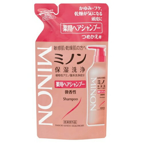 第一三共ヘルスケア 311586 ミノン薬用ヘアシャンプー詰替380ML