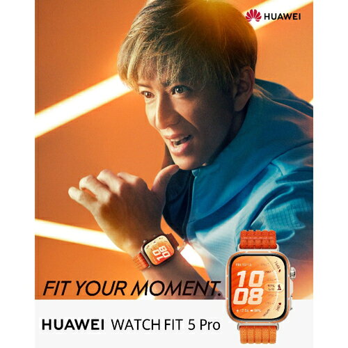 ECカレントのHUAWEI(ファーウェイ) HUAWEI FIT 5 PRO BK ブラック スマートウォッチ NKI-B29-BK 1.92型 LTPO OLED Bluetooth対応 9軸センサー搭載 IP6X防水｜アングル3