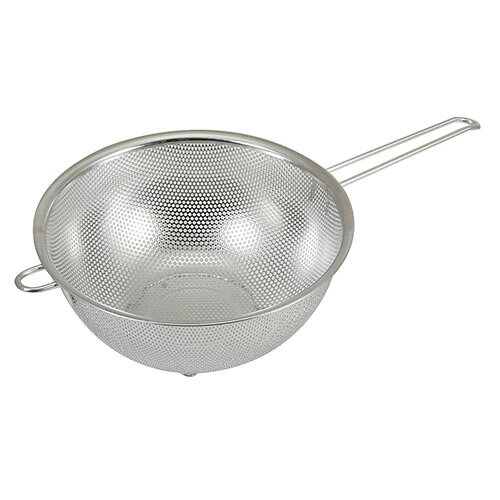 リバティーコーポレーション LD-396 Style Kitchenware ステンレス製 パンチストレーナー 21cm 足付